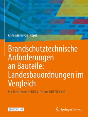 cover image of Brandschutztechnische Anforderungen an Bauteile